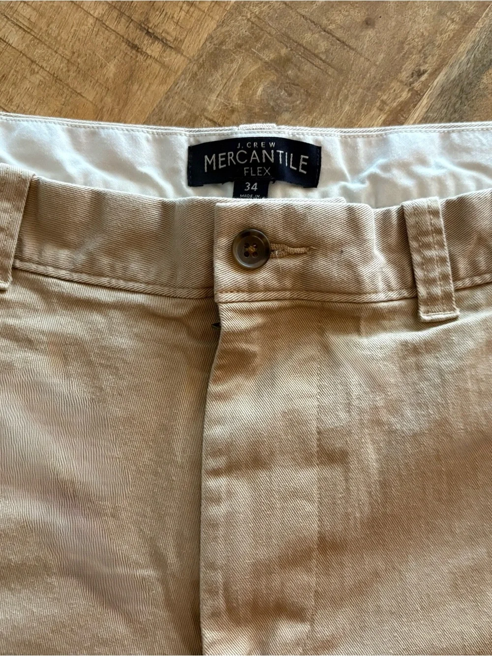 J.Crew Mercantile Flex Khaki Shorts - Beige